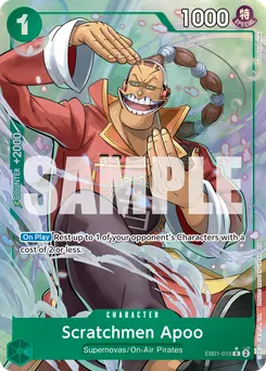 Scratchmen Apoo - EB01-015 (Alternate Art)