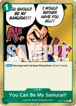 You Can Be My Samurai!! (Pirate Foil)
