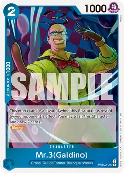 Mr.3(Galdino) - PRB02-009