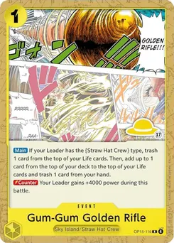 Gum-Gum Golden Rifle (Luffy Deck)