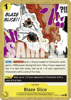 Blaze Slice (Reprint)