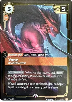 Yone, Blademaster