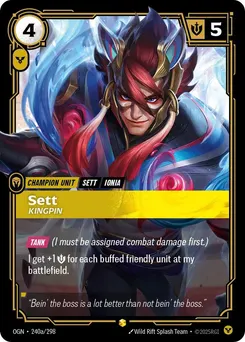 Sett - Kingpin (Alternate Art)