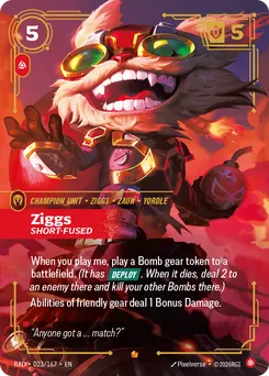 Ziggs, Short-Fused (Alternate Art)