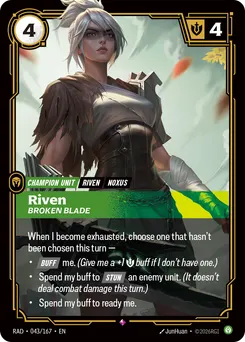 Riven, Broken Blade