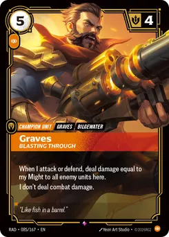 Graves, Blasting Through