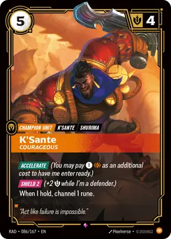 K'Sante, Courageous (Alternate Art)