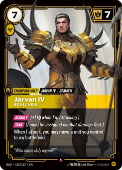 Jarvan IV, Royal Heir (Alternate Art)