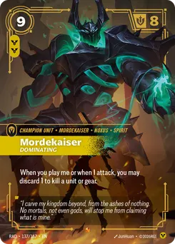 Mordekaiser, Dominating (Alternate Art)