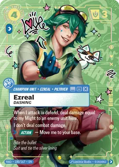 Ezreal, Dashing (Heartsteel Signature)