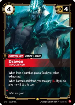 Draven - Vanquisher (Alternate Art)
