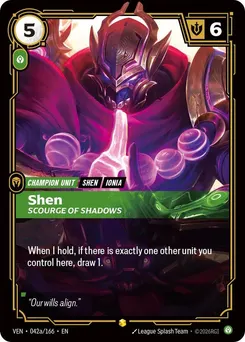 Shen, Scourge of Shadows (Alternate Art)