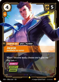 Jayce, Hammer in Hand (Alternate Art)
