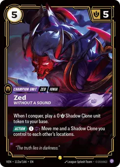 Zed, Without a Sound (Alternate Art)