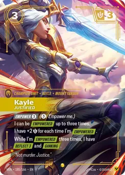 Kayle, Justified (Overnumbered)