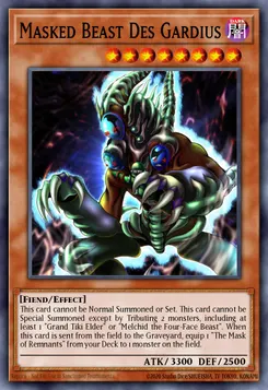 Masked Beast Des Gardius