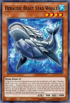 Heraldic Beast Stat Whale
