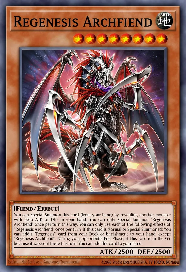 Regenesis Archfiend Bemidbar