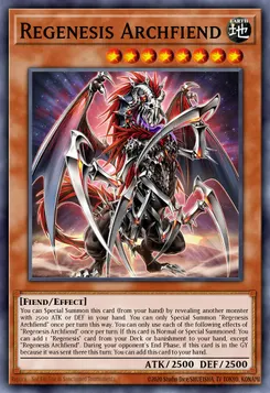 Regenesis Archfiend Bemidbar