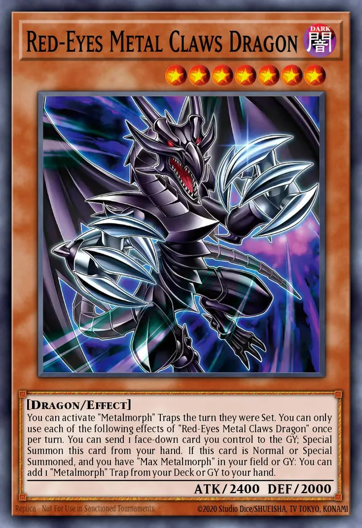 Red-Eyes Metal Claw Dragon