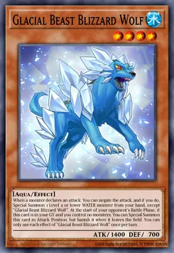 Glacial Beast Blizzard Wolf