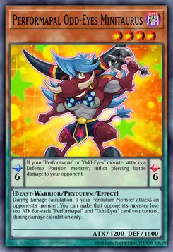 Performapal Odd-Eyes Minitaurus