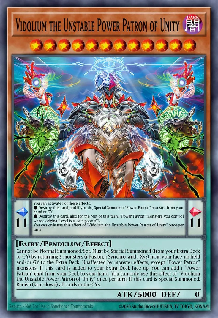 Vidolium the Unstable Power Patron of Unity