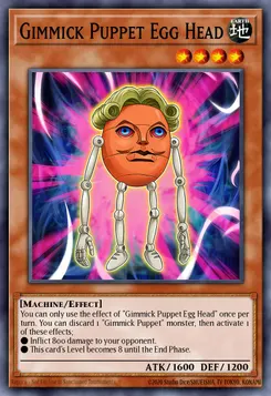 Gimmick Puppet Egg Head