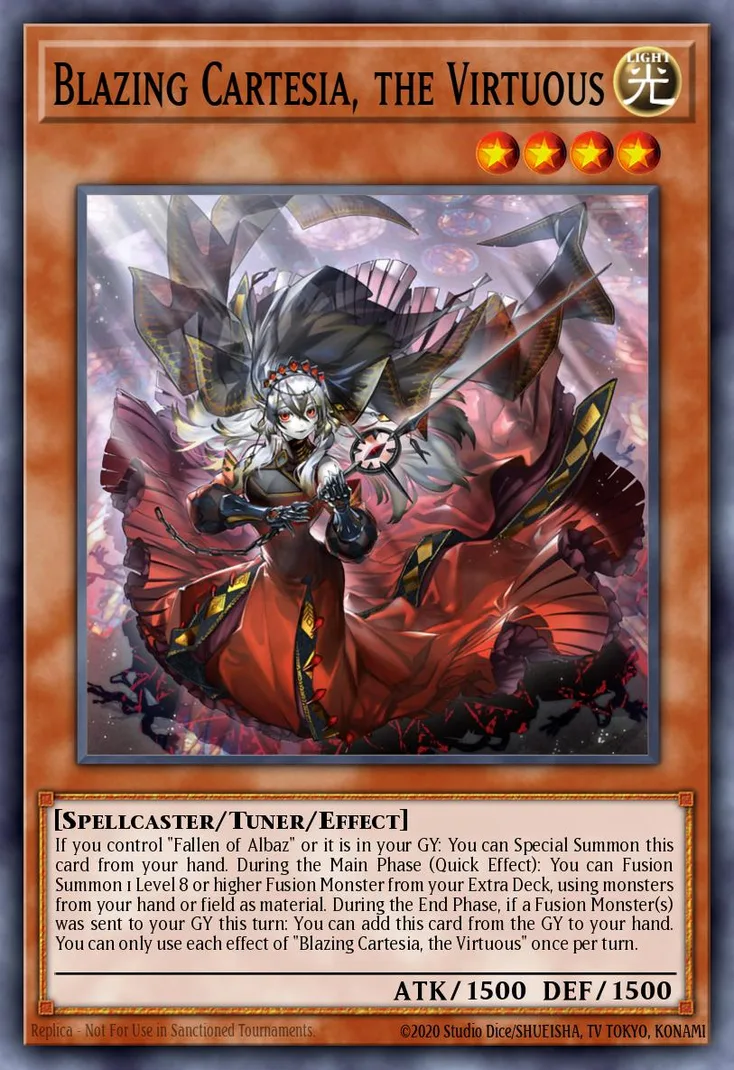 Blazing Cartesia, the Virtuous