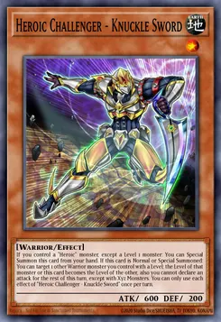 Heroic Challenger - Knuckle Sword