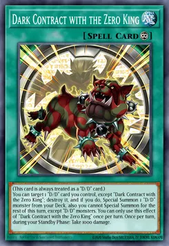 Dark Contract with the Zero King