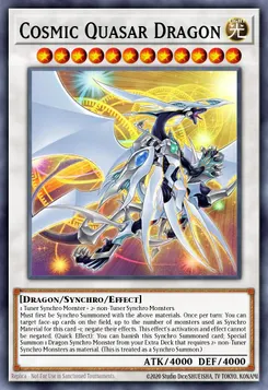 Cosmic Quasar Dragon