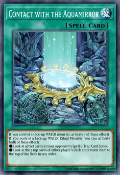 Contact with the Aquamirror