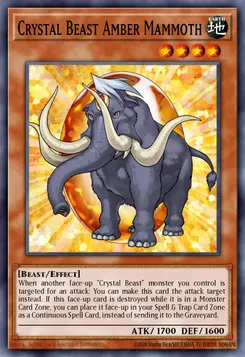 Crystal Beast Amber Mammoth