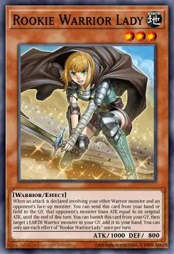 Rookie Warrior Lady
