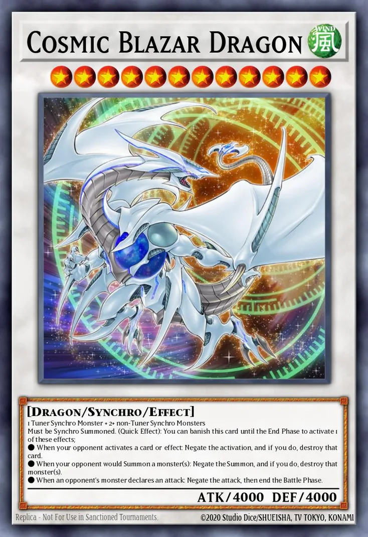 Cosmic Blazar Dragon