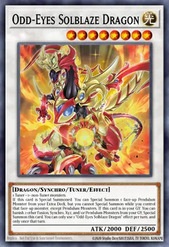 Odd-Eyes Solblaze Dragon
