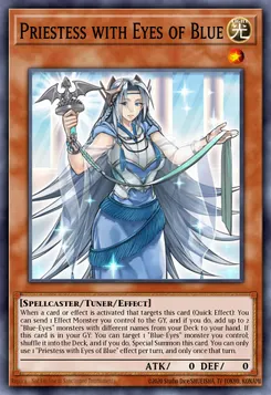 Priestess with Eyes of Blue