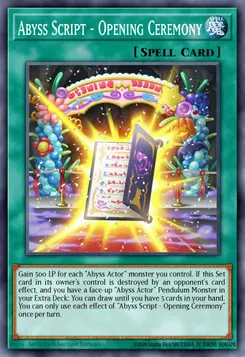 Abyss Script - Opening Ceremony