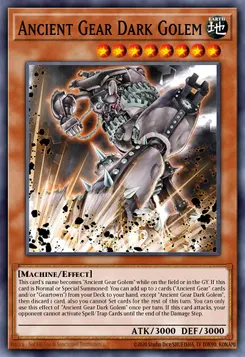 Ancient Gear Dark Golem