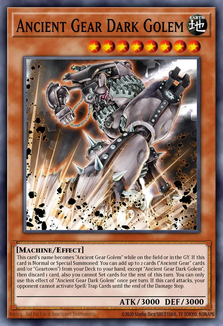 Ancient Gear Dark Golem