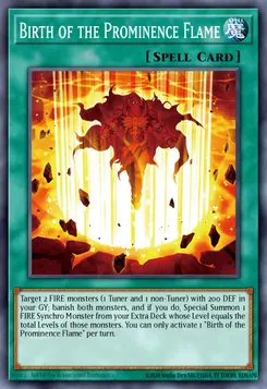 Birth of the Prominence Flame