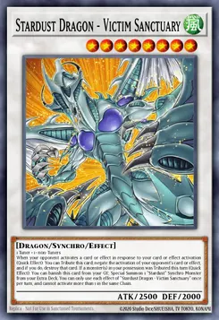 Stardust Dragon - Victim Sanctuary