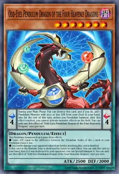 Odd-Eyes Pendulum Dragon of the Four Heavenly Dragons??
