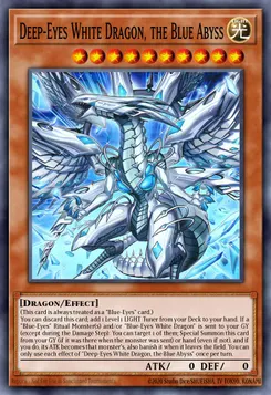 Deep-Eyes White Dragon, the Blue Abyss
