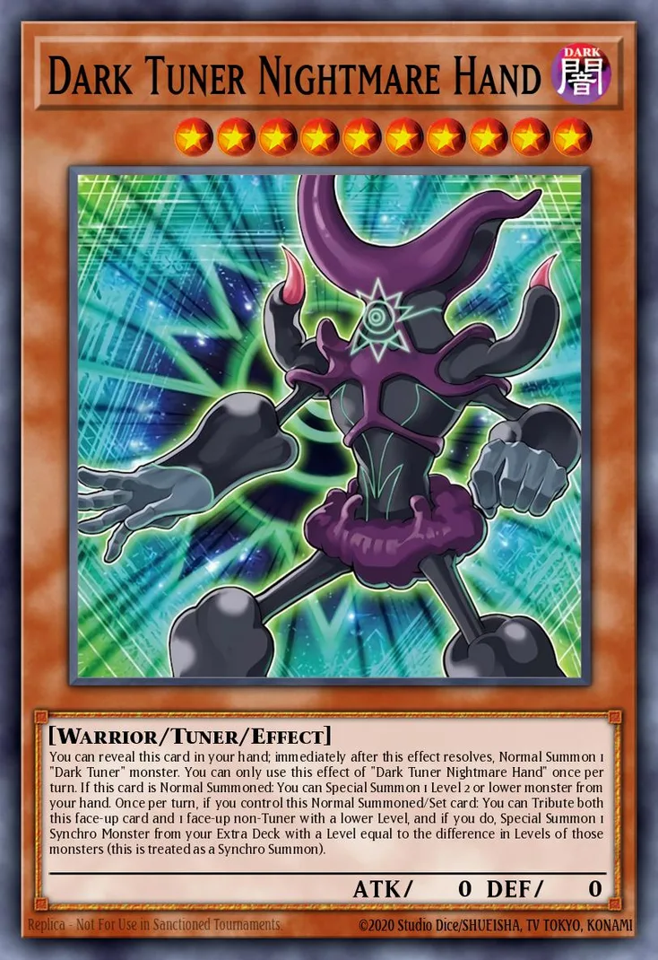Dark Tuner Nightmare Hand