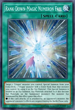Rank-Down-Magic Numeron Fall