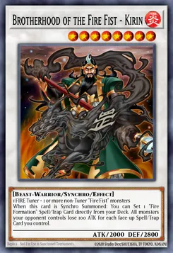 Brotherhood of the Fire Fist - Kirin