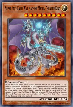 Super Anti-Kaiju War Machine Mecha-Thunder-King