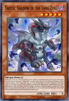 Taotie, Shadow of the Yang Zing
